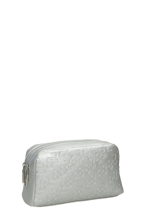 Klasyczna Kosmetyczka NOBO L0150-C022 Srebrna