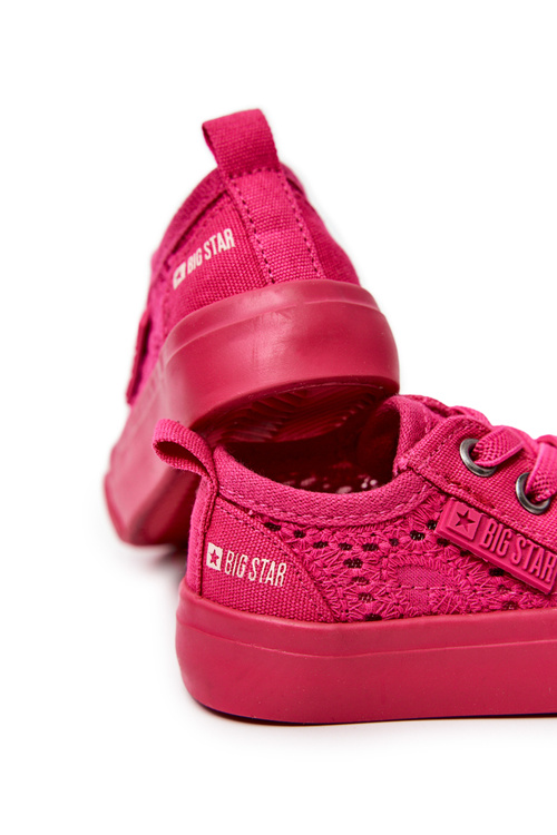 Trampki Ażurowe Big Star JJ374015 Różowe