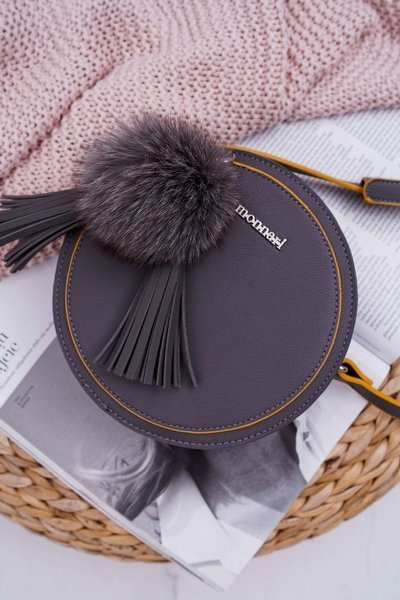 Torebka Damska Listonoszka Monnari Szara BAG9490-019