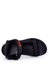 Sportowe Sandały Męskie Lee Cooper LCW-22-34-0960 Czarne