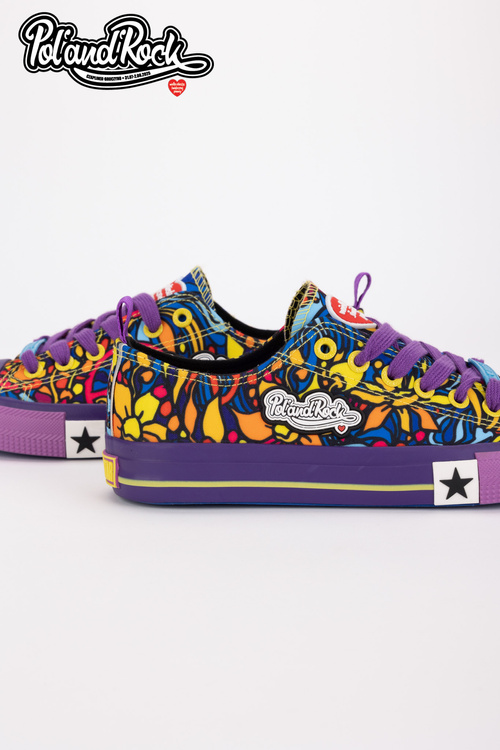 Trampki Pol'and'Rock Festival X Big Star SS274905 Fioletowe