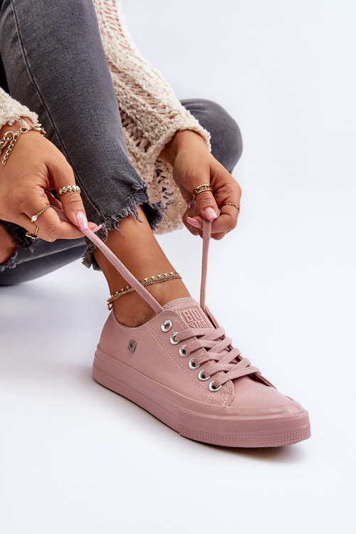 Klasyczne Trampki Damskie Big Star NN274291 Różowe