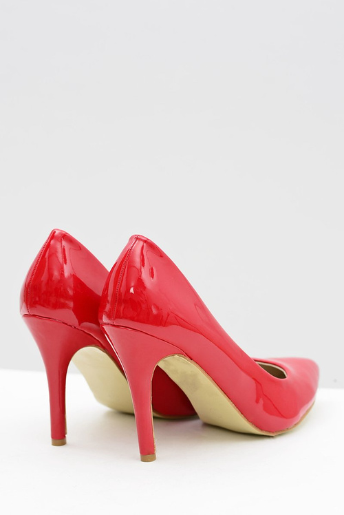 Szpilki damskie Lakierowane Czerwone W Szpic Esmeral