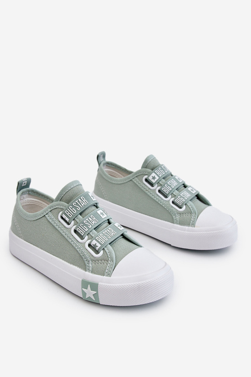 Dziecięce Trampki Wsuwane Big Star LL374010 Zielone
