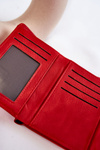 Damski Mały Portfel Na Magnes Czerwony Zaya
