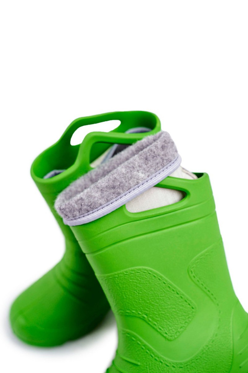 Dziecięce Kalosze Zielone Wyjmowana Wkładka Stomilki