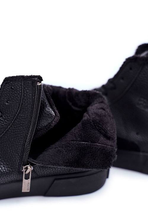 Trampki Męskie Wysokie Big Star Czarne GG174141