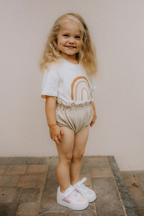 Dziecięce Buty Sportowe Na Rzepy Multikolor Elike