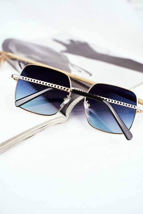 Okulary Przeciwsłoneczne Prius PRE-14 Złote Różowe Szkła Lustrzane