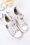 Dziecięce Trampki Na Rzep BIG STAR HH374025 Srebrne