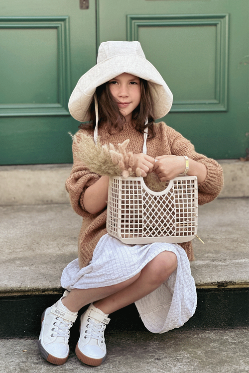 Dziecięce Wysokie Trampki BIG STAR KK374015 Białe