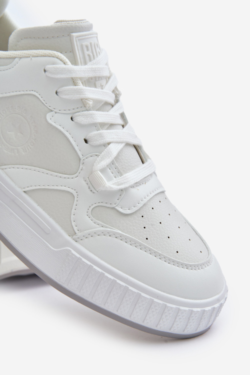 Sneakersy Męskie Z Eko Skóry Big Star OO174003 Białe