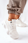 Damskie Sportowe Buty Memory Foam Big Star II274359 Białe