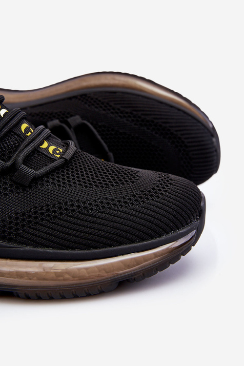 Wsuwane Męskie Buty Sportowe GOE LL1N4024 Czarne