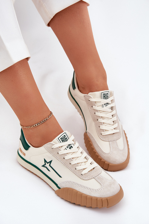 Niskie Trampki Damskie Big Star NN274867 Beżowe