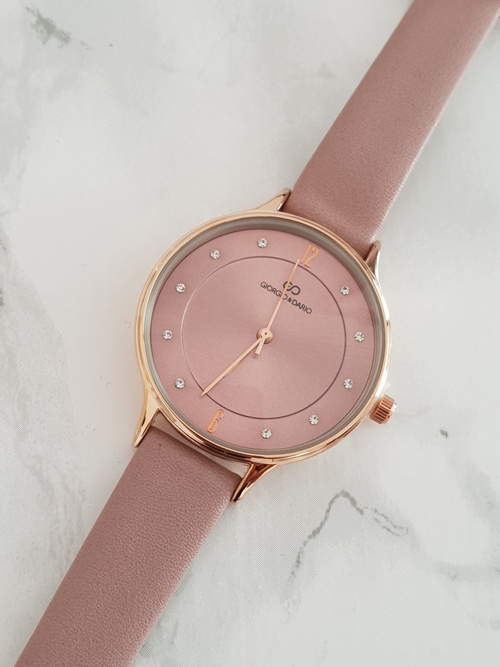 Damski Zegarek Giorgio & Dario Orgeno Brudny Róż