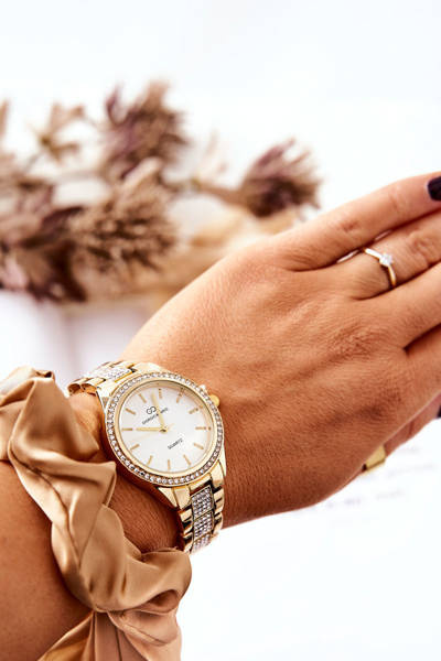 Damski Zegarek Z Bransoletą Giorgio&Dario Złoty