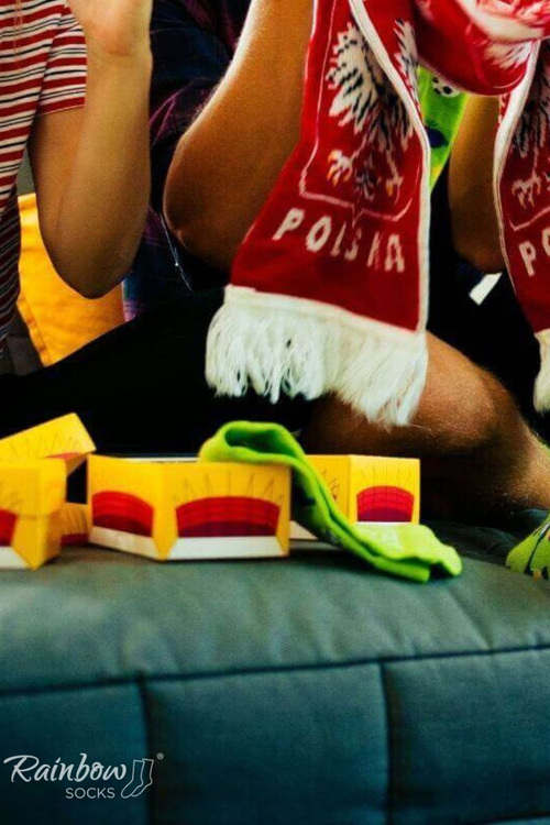 Skarpetki Rainbow Socks Dla Fana Piłki Nożnej 1 Para