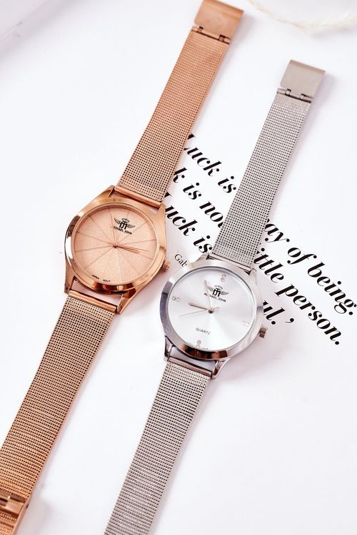 Zegarek Na Bransolecie Mesh Michael John Srebrny