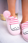 Papcie damskie Domowe Jasno Różowe Mashimaro