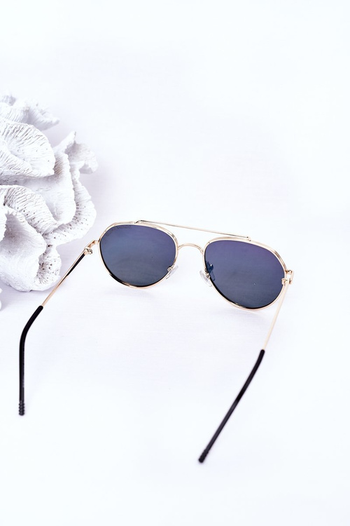 Okulary Przeciwsłoneczne Aviatory Z Polaryzacją Różowo-Żółte