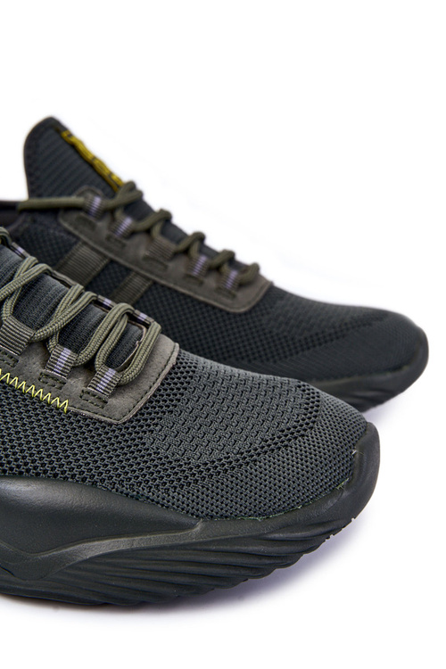 Męskie Buty Sportowe Memory Foam Big Star KK174256 Khaki