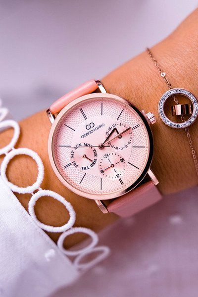 Damski Zegarek Giorgio & Dario Różowy Ranaha