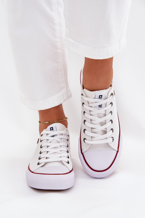 Trampki Damskie Niskie Big Star DD274A232 Białe