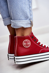 Trampki Damskie Big Star Czerwone GG274014