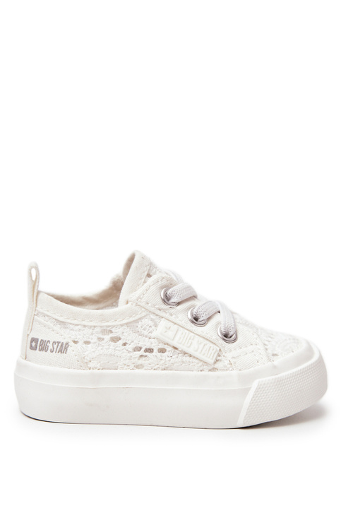 Trampki Ażurowe Big Star JJ374020 Białe