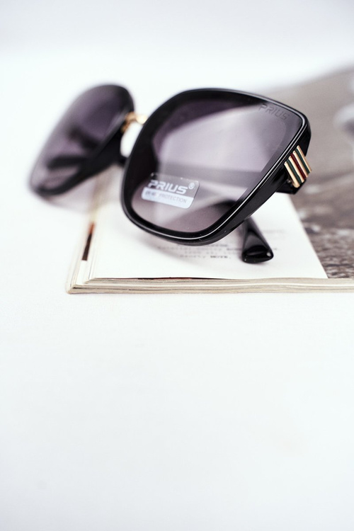 Okulary Przeciwsłoneczne Prius PR-V14 Czarne Szkła