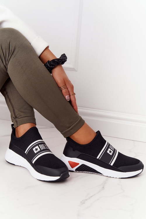 Sportowe Buty Slip-On Memory Foam Big Star HH274536 Czarne