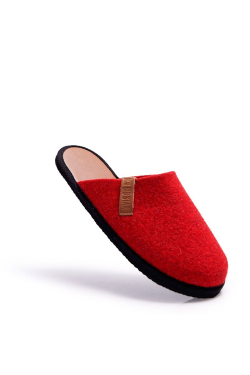 Papcie Damskie Domowe Big Star Czerwone D267865A