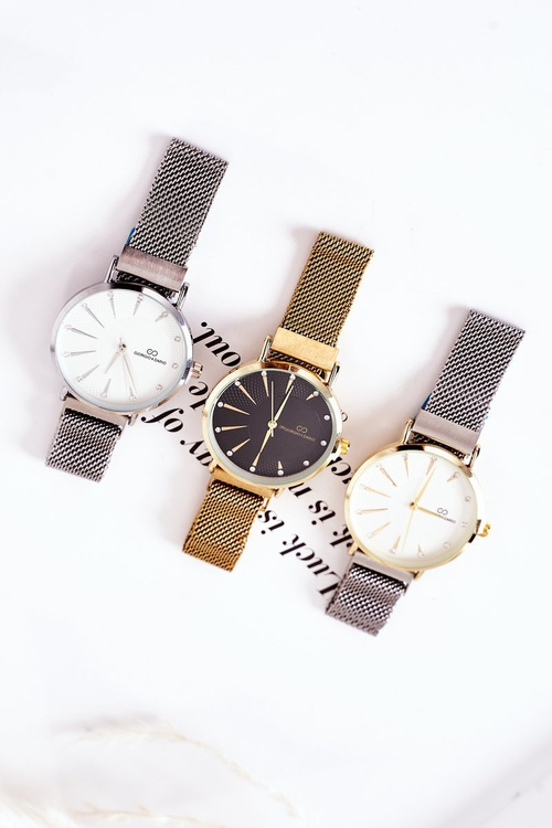 Zegarek Na Bransolecie Mesh Giorgio&Dario Srebrny