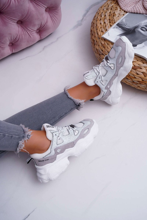 Damskie Sportowe Obuwie Big Star by Daniel Lopez Białe FF274430