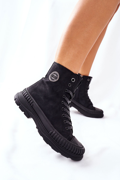 Damskie Trapery Big Star II274351 Czarne