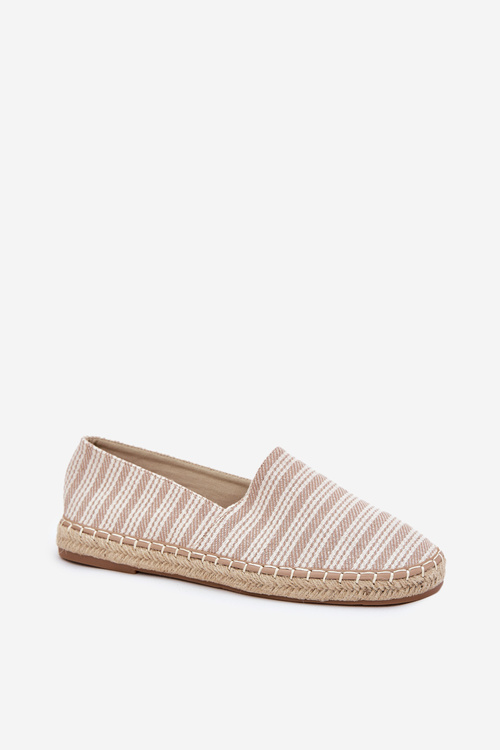 Espadryle Męskie Z Plecionką Beżowe Daniell