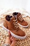 Dziecięce Ocieplane Sportowe Buty Big Star BB374131BS Camel