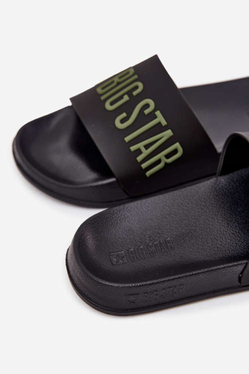 Klapki Męskie Big Star SS174359 Czarne