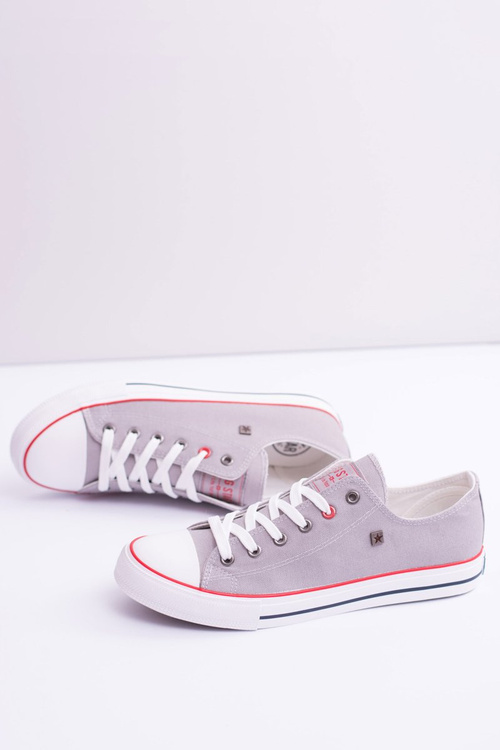 Big Star Niskie Męskie Szare Trampki T174109