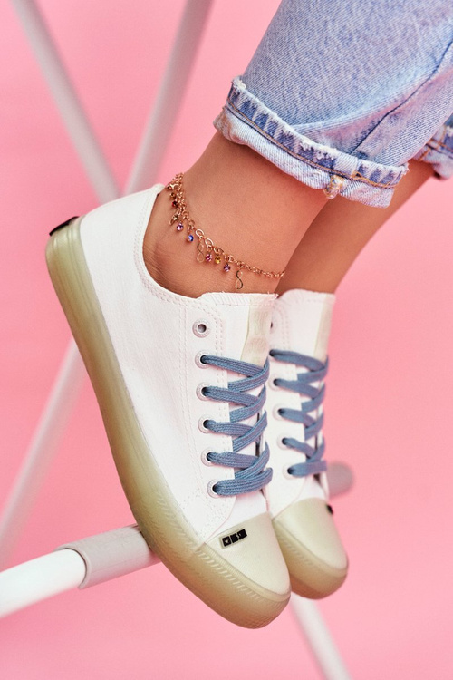 Trampki Z Przezroczystą Podeszwą Big Star FF274256 Białe