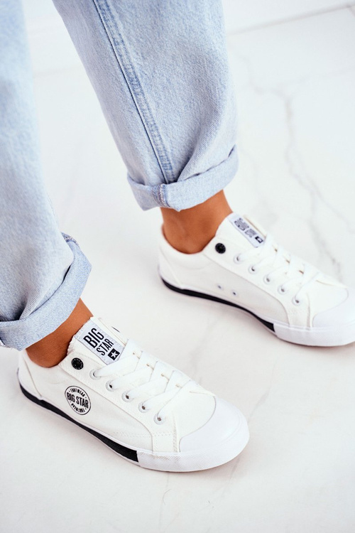 Damskie Trampki Big Star Białe FF274228