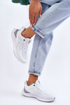 Damskie Lekkie Buty Sportowe Memory Foam System Big Star LL274297 Białe