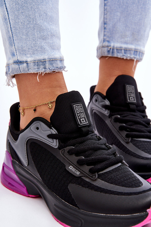 Wygodne Buty Sportowe Memory Foam System Big Star LL274335 Czarne