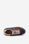 Męskie Sneakersy Buty Sportowe Lee Cooper LCW-24-03-2334 Brązowe
