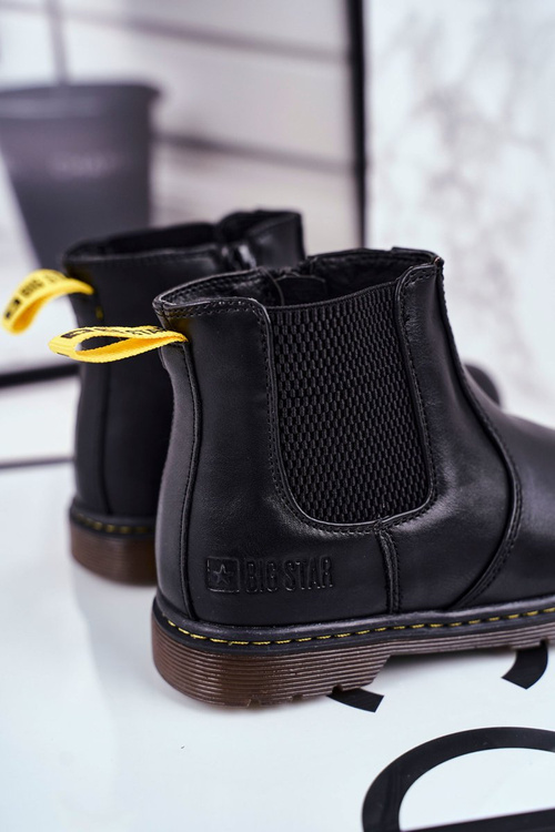 Dziecięce Botki Sztyblety Big Star Czarne GG374080