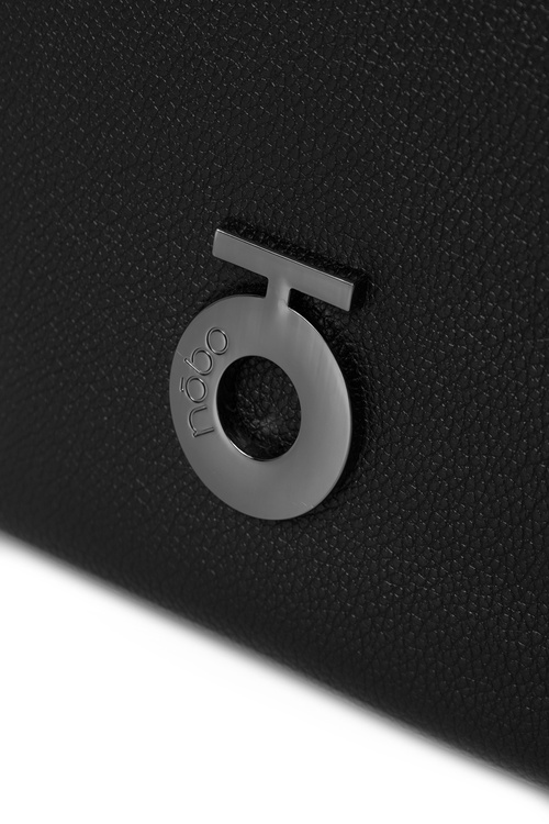 Damski Mały Plecak Z Eko Skóry NOBO BAGP230-K020 Czarny