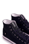 Męskie Klasyczne Wysokie Trampki BIG STAR DD174249 Czarne