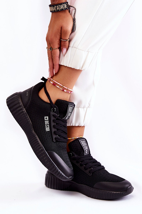 Damskie Sneakersy Big Star KK274063 Czarne