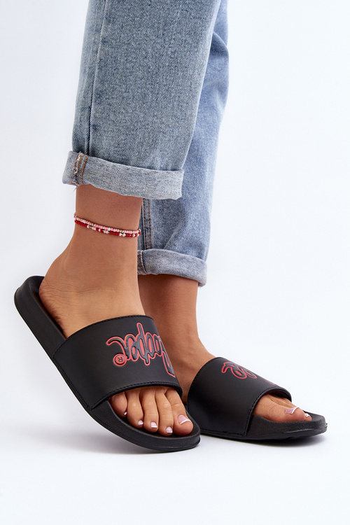 Damskie Klapki Lee Cooper LCW-24-42-2483L Czarne